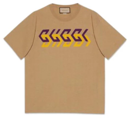 Gucci FW22 Baju T-Shirt Camel Cetakan Knit Lengan Pendek Crewneck 616036-XJDV9-2094 Buy Gucci FW22 Baju T-Shirt Camel Cetakan Knit Lengan Pendek Crewneck 616036-XJDV9-2094