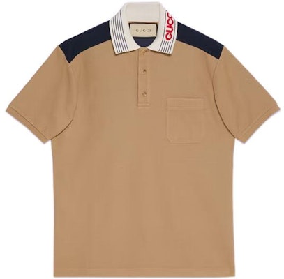 Gucci FW22 男裝黃配色條紋印花短袖Polo衫 727906-XJE8K-2094 Buy Gucci FW22 男裝黃配色條紋印花短袖Polo衫 727906-XJE8K-2094