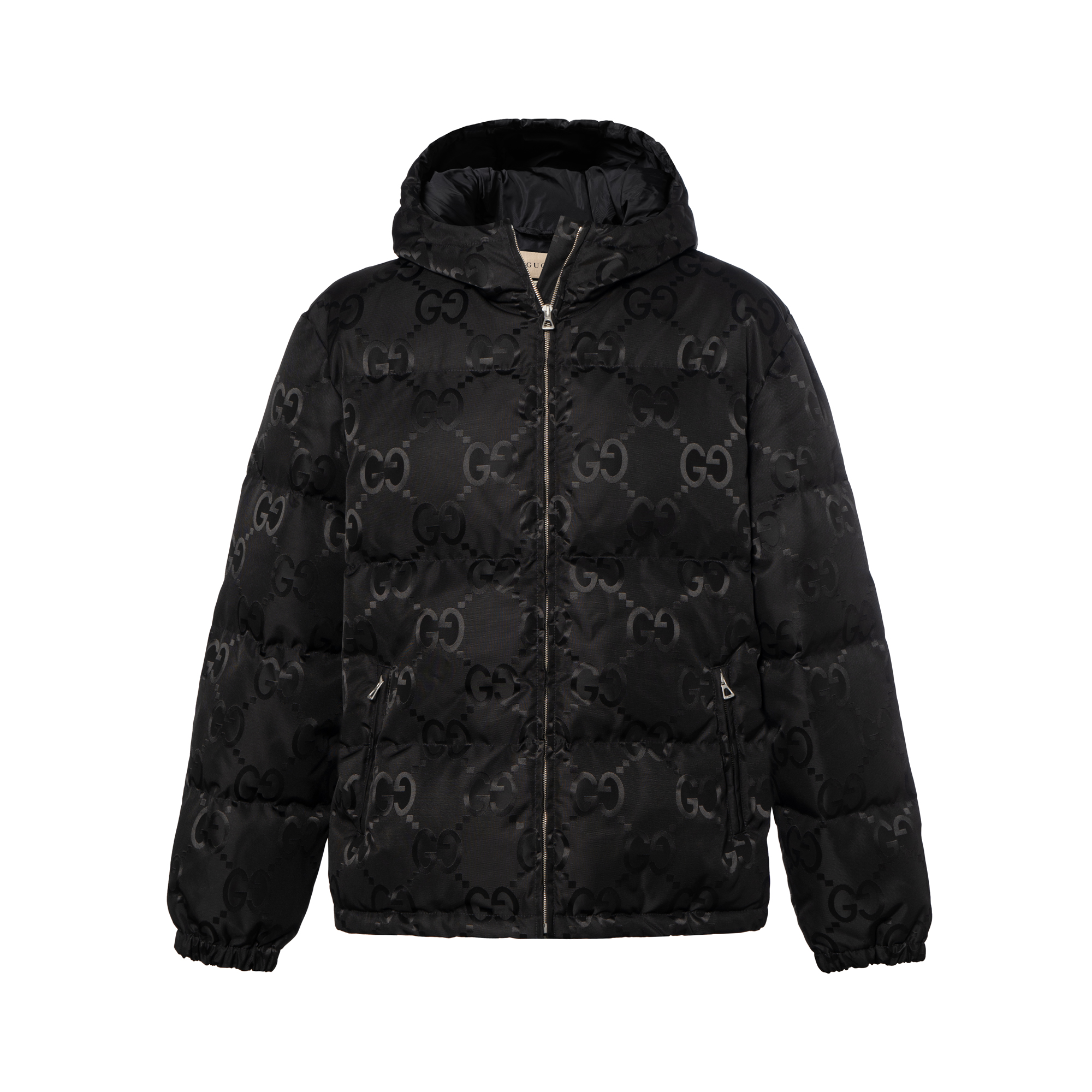 Gucci FW22 Double G Logo Print Jacket Unisex Black 698710-Z8A2S-1000