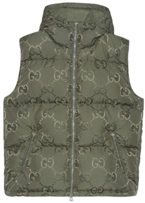 GUCCI 2022秋冬男士绿色Logo印花连帽羽绒马甲夹克 698715-Z8A53-3175 Buy GUCCI 2022秋冬男士绿色Logo印花连帽羽绒马甲夹克 698715-Z8A53-3175
