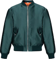 Gucci FW22 Green Reversible Quilted Silk Satin Jacket 698717-Z8A1X-3475 Gucci FW22 Green Reversible Quilted Silk Satin Jacket 698717-Z8A1X-3475