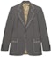 Order GUCCI FW22 Grey Single-Breasted Studded Long-Sleeve Blazer Jacket Men 710897-ZAKGX-1101
