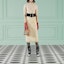 Lookbook GUCCI 秋冬22高腰米色中長直筒裙 705909-ZHS22-9036
