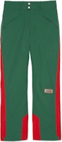GUCCI FW22 Logo Patchwork Colorblock Straight-Leg Casual Pants Men Multicolor 710623-ZAKPG-3667 GUCCI FW22 Logo Patchwork Colorblock Straight-Leg Casual Pants Men Multicolor 710623-ZAKPG-3667