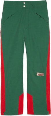 グッチ FW22 ロゴパッチワーク カラーブロック ストレートパンツ メンズ マルチカラー 710623-ZAKPG-3667 Buy グッチ FW22 ロゴパッチワーク カラーブロック ストレートパンツ メンズ マルチカラー 710623-ZAKPG-3667