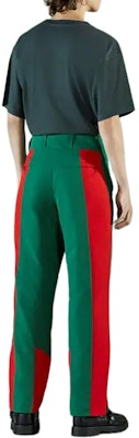 グッチ FW22 ロゴパッチワーク カラーブロック ストレートパンツ メンズ マルチカラー 710623-ZAKPG-3667 Shop グッチ FW22 ロゴパッチワーク カラーブロック ストレートパンツ メンズ マルチカラー 710623-ZAKPG-3667