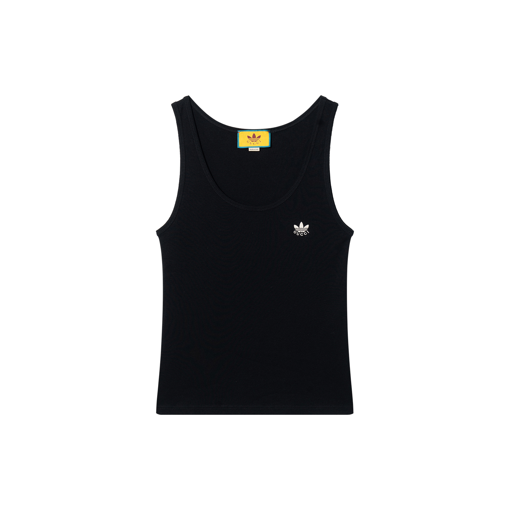 Gucci FW22 Logo Print Black Crew Neck Tank Top Men’s Collaboration Edition 620427-XJEXA-1043