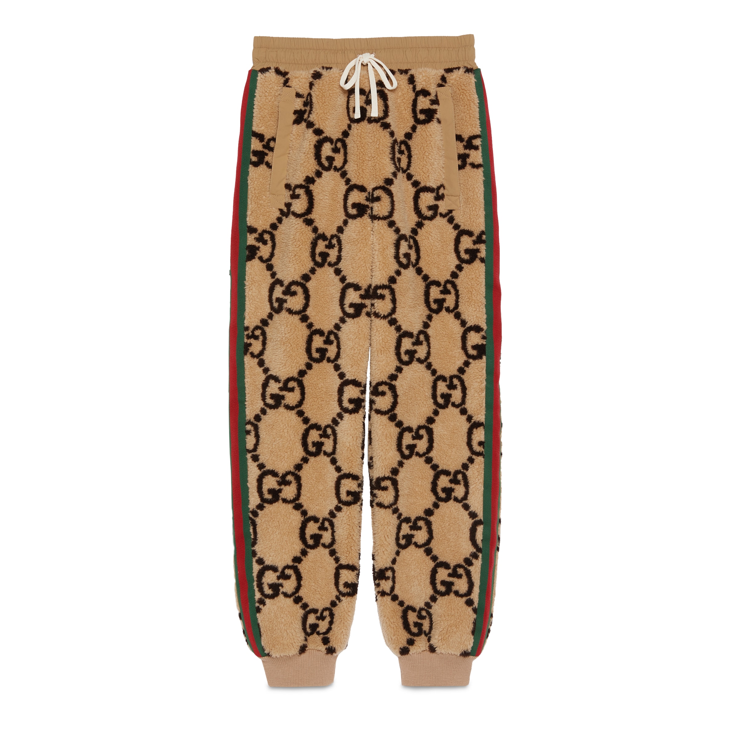 Gucci FW22 Monogram Jacquard Casual Pants Brown for Men 722196-XJETP-2066