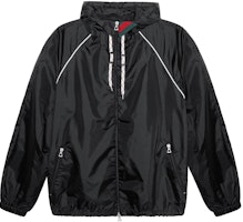 Gucci FW22 Solid Black Zip-Up Hooded Jacket 692937-Z8A1Q-1043 Gucci FW22 Solid Black Zip-Up Hooded Jacket 692937-Z8A1Q-1043