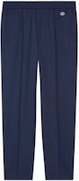 GUCCI FW22 Solid Color Elastic Waist Tapered Casual Pants Blue 690559-Z8A11-4142 GUCCI FW22 Solid Color Elastic Waist Tapered Casual Pants Blue 690559-Z8A11-4142