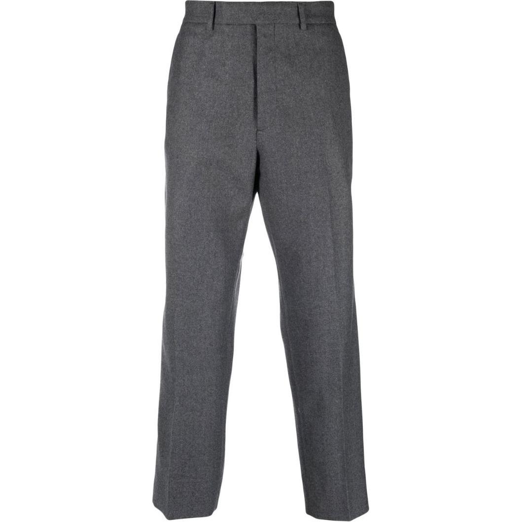 Gucci FW22 Striped Patch Logo Casual Pants Grey 698813-Z8A17-1100