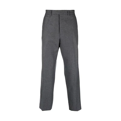 Gucci FW22 Striped Patch Logo Casual Pants Grey 698813-Z8A17-1100