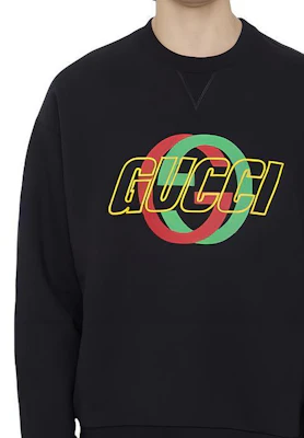 Gucci FW23 2024 Pre-Spring Crewneck Hitam dengan Print Huruf 768460-XJGA1-1162 Details for Gucci FW23 2024 Pre-Spring Crewneck Hitam dengan Print Huruf 768460-XJGA1-1162