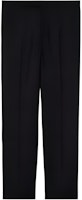 GUCCI FW23 Black Solid Color Straight-Leg Zip Casual Pants. 730664-Z592B-1000 GUCCI FW23 Black Solid Color Straight-Leg Zip Casual Pants. 730664-Z592B-1000