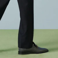 Sizing GUCCI FW23 Black Solid Color Straight-Leg Zip Casual Pants. 730664-Z592B-1000