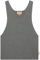 GUCCI FW23 Grey Solid Color Crew Neck Casual Vest. 758109-XKDHY-1160 GUCCI FW23 Grey Solid Color Crew Neck Casual Vest. 758109-XKDHY-1160