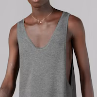 Details for GUCCI FW23 Grey Solid Color Crew Neck Casual Vest. 758109-XKDHY-1160