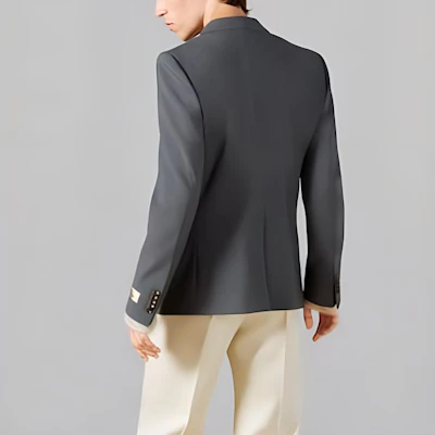GUCCI FW23 灰色单排扣西装外套 761557-ZAOGX-1147 Purchase GUCCI FW23 灰色单排扣西装外套 761557-ZAOGX-1147