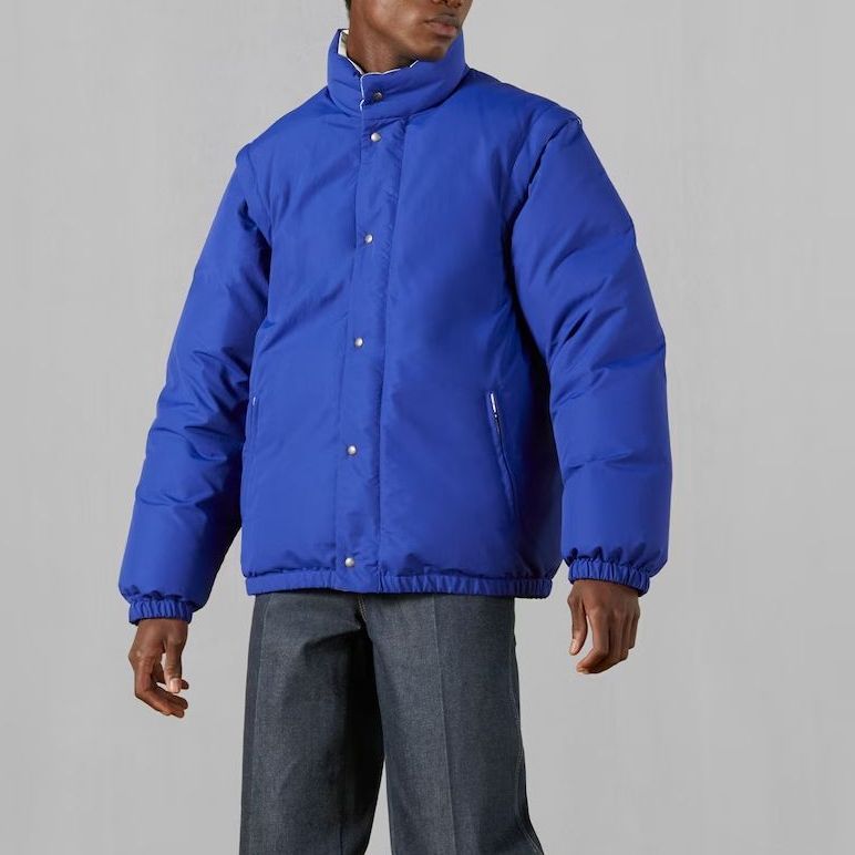 GUCCI FW23  Striped Button-Up Jacket Blue Long Sleeve 761545-Z8BLE-4309 圖 6