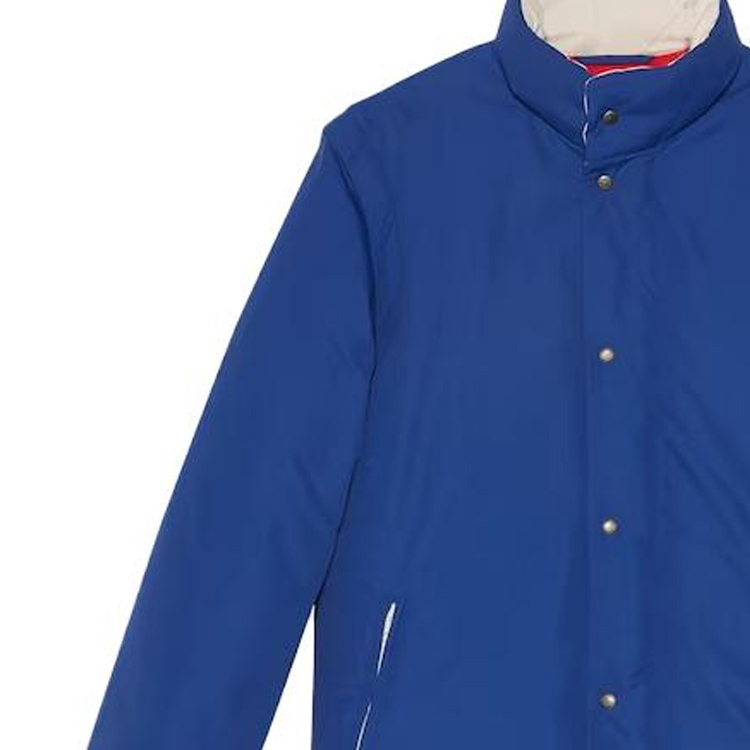 GUCCI FW23  Striped Button-Up Jacket Blue Long Sleeve 761545-Z8BLE-4309 圖 8