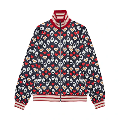 Gucci FW23 All-Over Print Zip-Up Jacket Multicolor Men’s 752637-XJFSV-4186