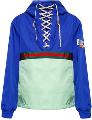 GUCCI FW23 Blue Tiger Letter Print Drawstring Long Sleeve Sweatshirt Men. 683256-Z8AXI-4309 Order GUCCI FW23 Blue Tiger Letter Print Drawstring Long Sleeve Sweatshirt Men. 683256-Z8AXI-4309