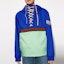 Shop GUCCI FW23 Blue Tiger Letter Print Drawstring Long Sleeve Sweatshirt Men. 683256-Z8AXI-4309