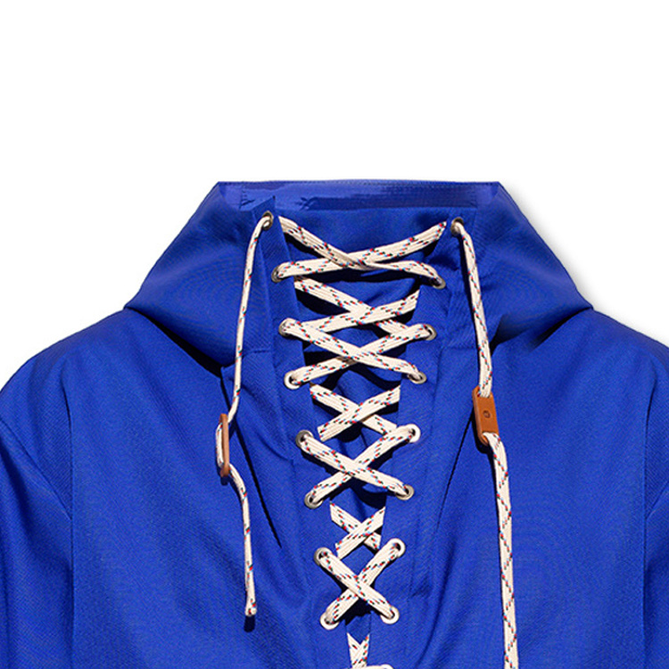 Details for GUCCI FW23 Blue Tiger Letter Print Drawstring Long Sleeve Sweatshirt Men. 683256-Z8AXI-4309