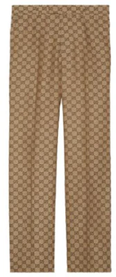 グッチ FW23 ブラウンプリント リラックスフィット ハイウエスト ストレートパンツ 672087ZAM7G2580 Buy グッチ FW23 ブラウンプリント リラックスフィット ハイウエスト ストレートパンツ 672087ZAM7G2580