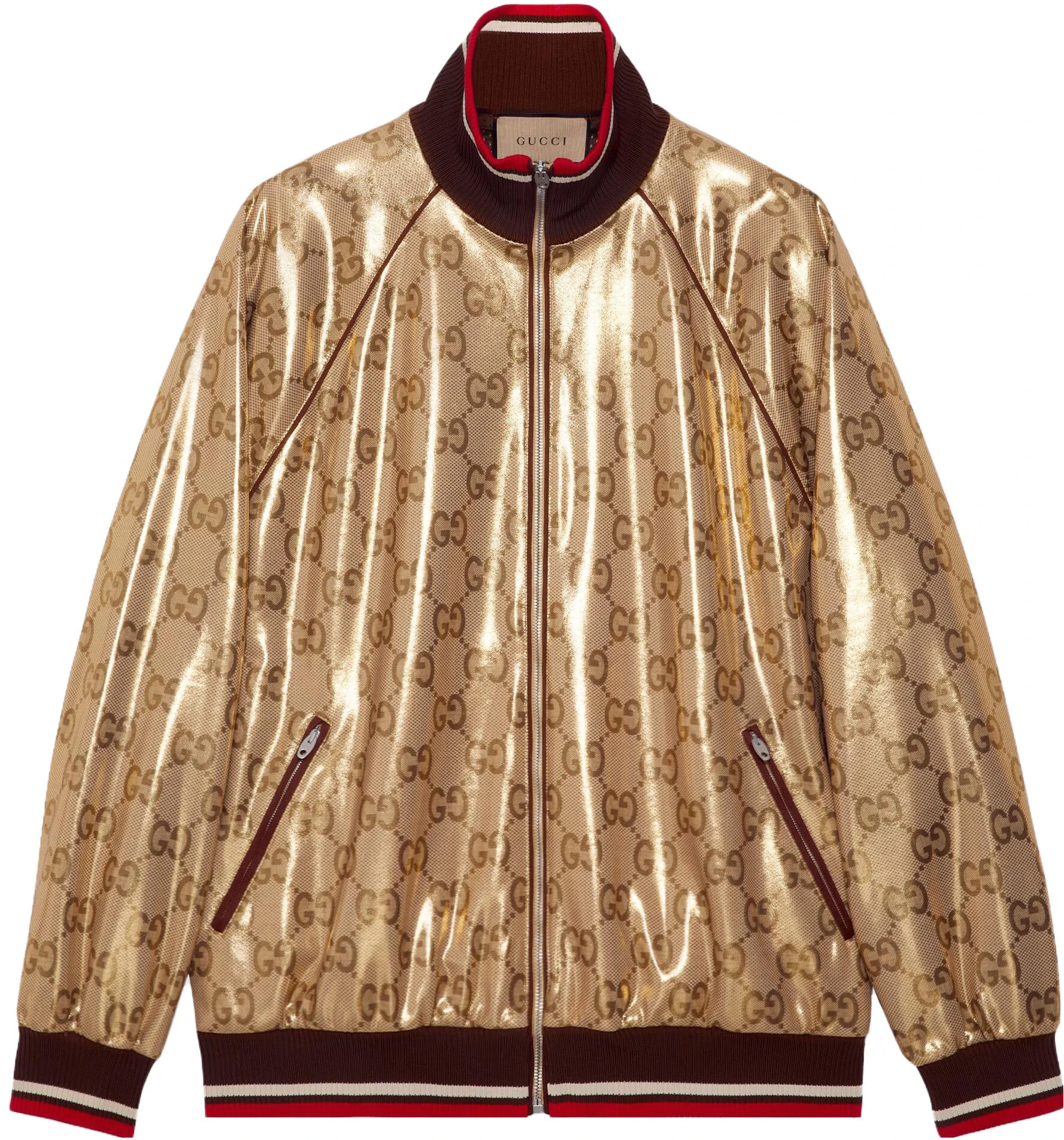 gucci-fw-23-gold-letter-stripe-print-zip-casual-jacket-737363-xjffg-2486