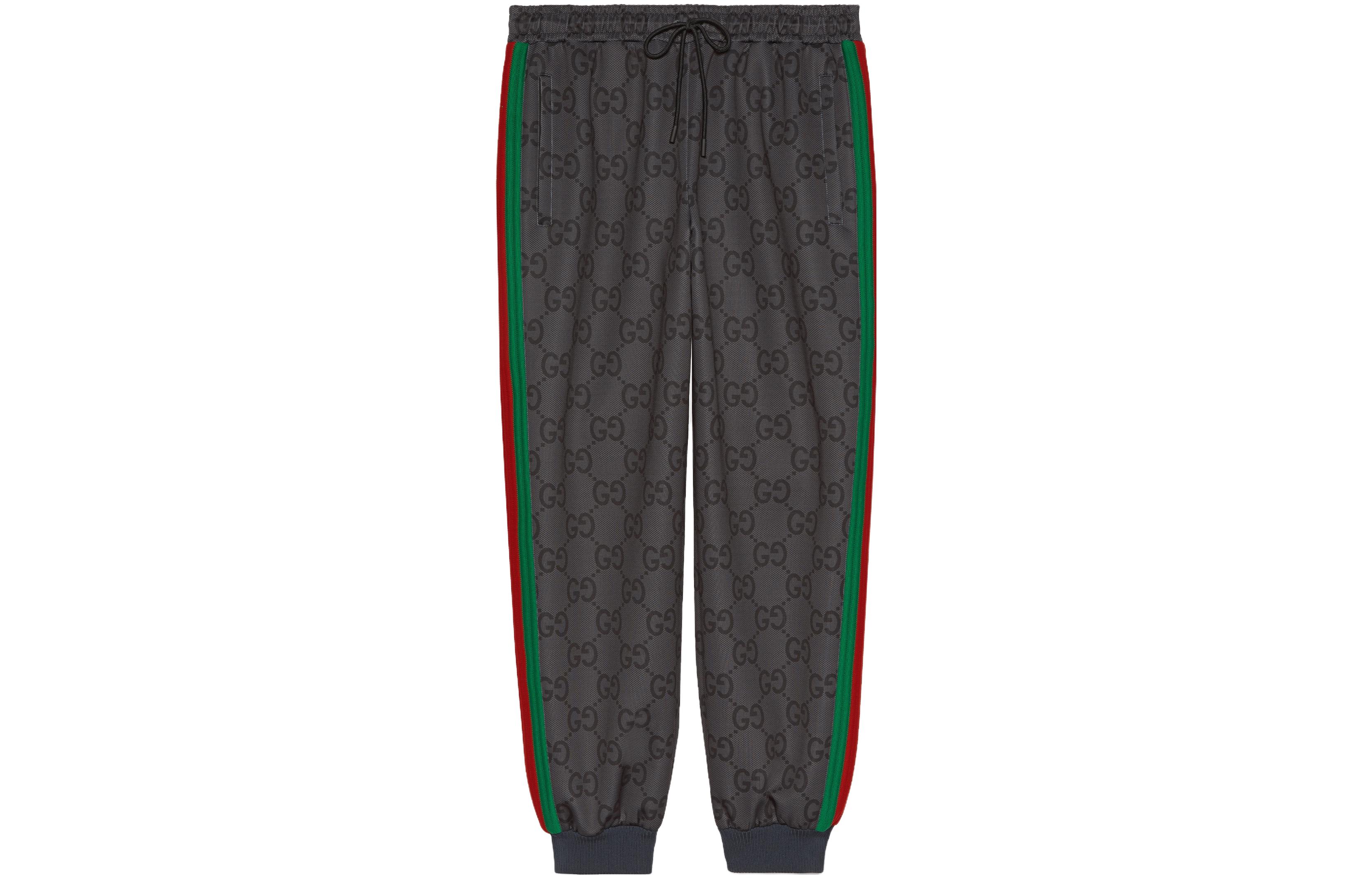 Gucci FW23 Gray Letter Print Joggers 715192-XJF52-1155