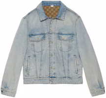 Gucci FW23 Light Blue Reversible Single-Breasted Jacket with Pockets 771818-XDCTO-4452 Gucci FW23 Light Blue Reversible Single-Breasted Jacket with Pockets 771818-XDCTO-4452
