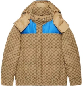 Gucci FW23 全印Logo米色連帽羽絨外套 751395-Z8BJ6-2190 Buy Gucci FW23 全印Logo米色連帽羽絨外套 751395-Z8BJ6-2190