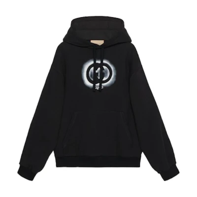 Gucci FW23 Logo Hoodie Black 770839-XJF65-1152