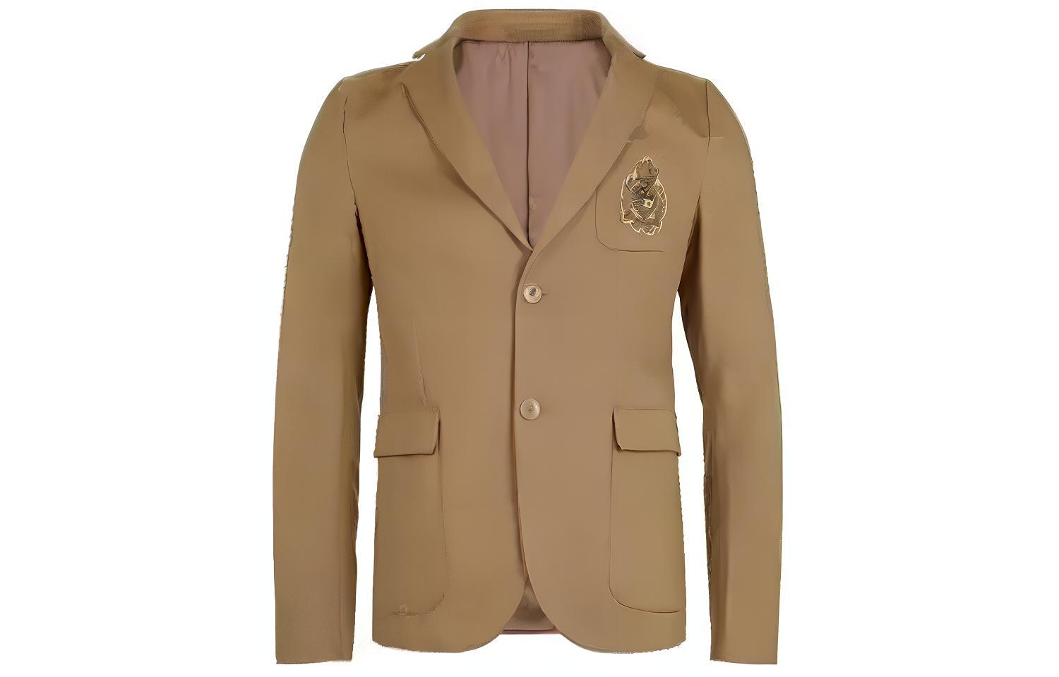 Gucci FW23 Patterned Single-Breasted Long-Sleeve Jacket Brown Menswear 363844-Z3572-2820