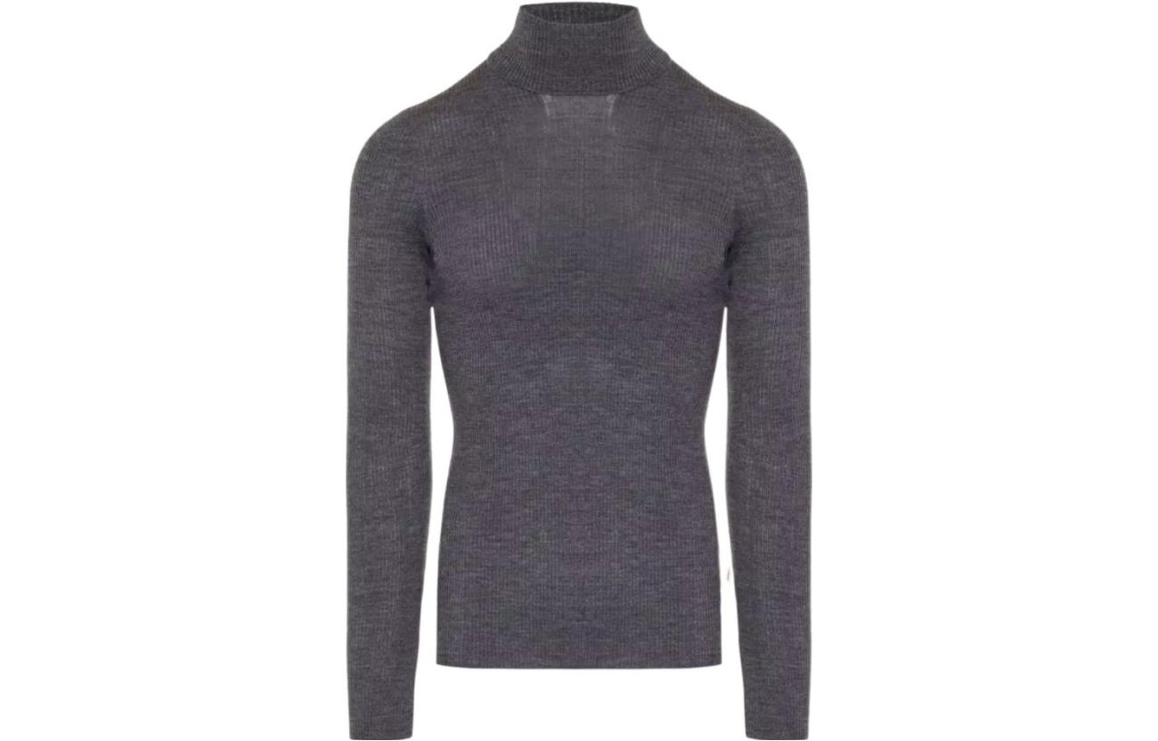 Gucci FW23 Ribbed Turtleneck Sweater Purple Gray 761531-XKDIV-1165