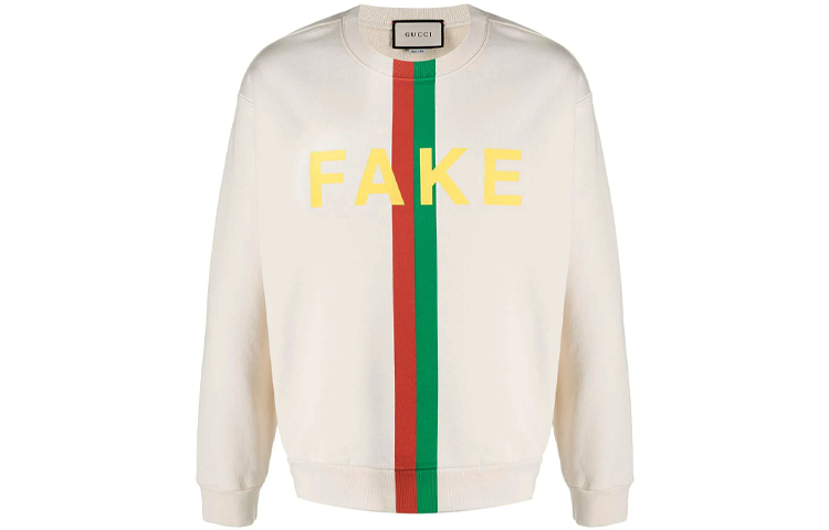 Gucci FW23 Solid Striped Pullover Sweater White 635847-XJCXY-9230