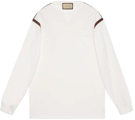 Gucci FW23 Striped Crewneck Long Sleeve Shirt Off-White 768441-XJF3T-9088 Buy Gucci FW23 Striped Crewneck Long Sleeve Shirt Off-White 768441-XJF3T-9088