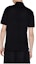 Shop GUCCI FW24 Black Striped Ribbed Trim Short Sleeve Polo Shirt 795180-XJGRQ-1043