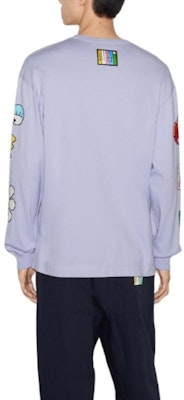 GUCCI FW24 Baju Lengan Panjang Logo Kartun Sulaman Ungu Muda 778520-XKDX4-5319 Purchase GUCCI FW24 Baju Lengan Panjang Logo Kartun Sulaman Ungu Muda 778520-XKDX4-5319