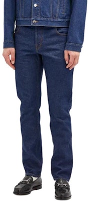 GUCCI FW24 Jeans Biru Potongan Lurus Zipper Basuh 796474-XDC28-4759 Shop GUCCI FW24 Jeans Biru Potongan Lurus Zipper Basuh 796474-XDC28-4759