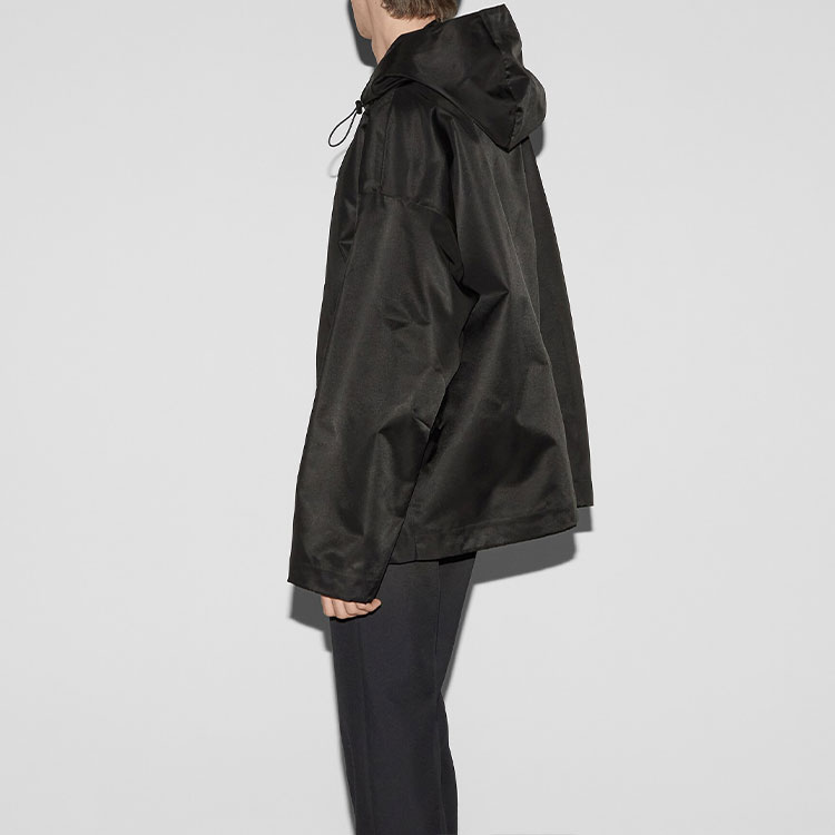 Gucci FW24 Black Embroidered Logo Zip Hoodie Jacket 793664-ZAQ7F-1000 圖 5