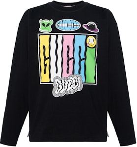 古驰2024秋冬黑色字母印花长袖圆领T恤 785221-XJGII-1038 Buy 古驰2024秋冬黑色字母印花长袖圆领T恤 785221-XJGII-1038