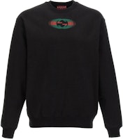 Gucci FW24 Black Oversized Crewneck Sweatshirt 784413-XJGP7-1152 Gucci FW24 Black Oversized Crewneck Sweatshirt 784413-XJGP7-1152