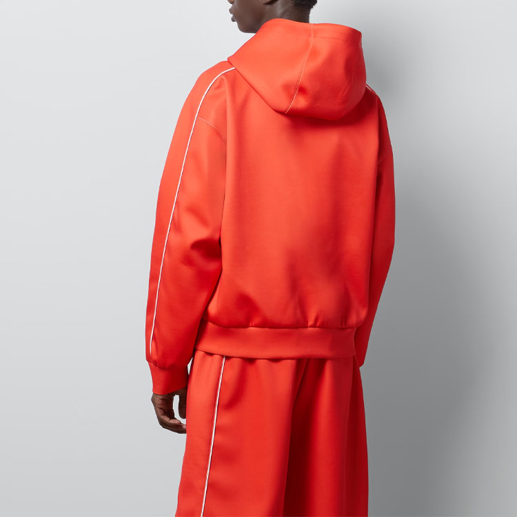 GUCCI FW24 Embossed Letter Hoodie  Orange. 768498-XJF38-6284 圖 4