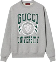 Gucci FW24 Logo Print Grey Crewneck Sweatshirt Casualwear 784413-XJGU7-1230 Gucci FW24 Logo Print Grey Crewneck Sweatshirt Casualwear 784413-XJGU7-1230
