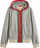 Gucci FW24 Monogram Print Hooded Zip-Up Jacket Multicolor 795071-XJGRV-2270 Gucci FW24 Monogram Print Hooded Zip-Up Jacket Multicolor 795071-XJGRV-2270