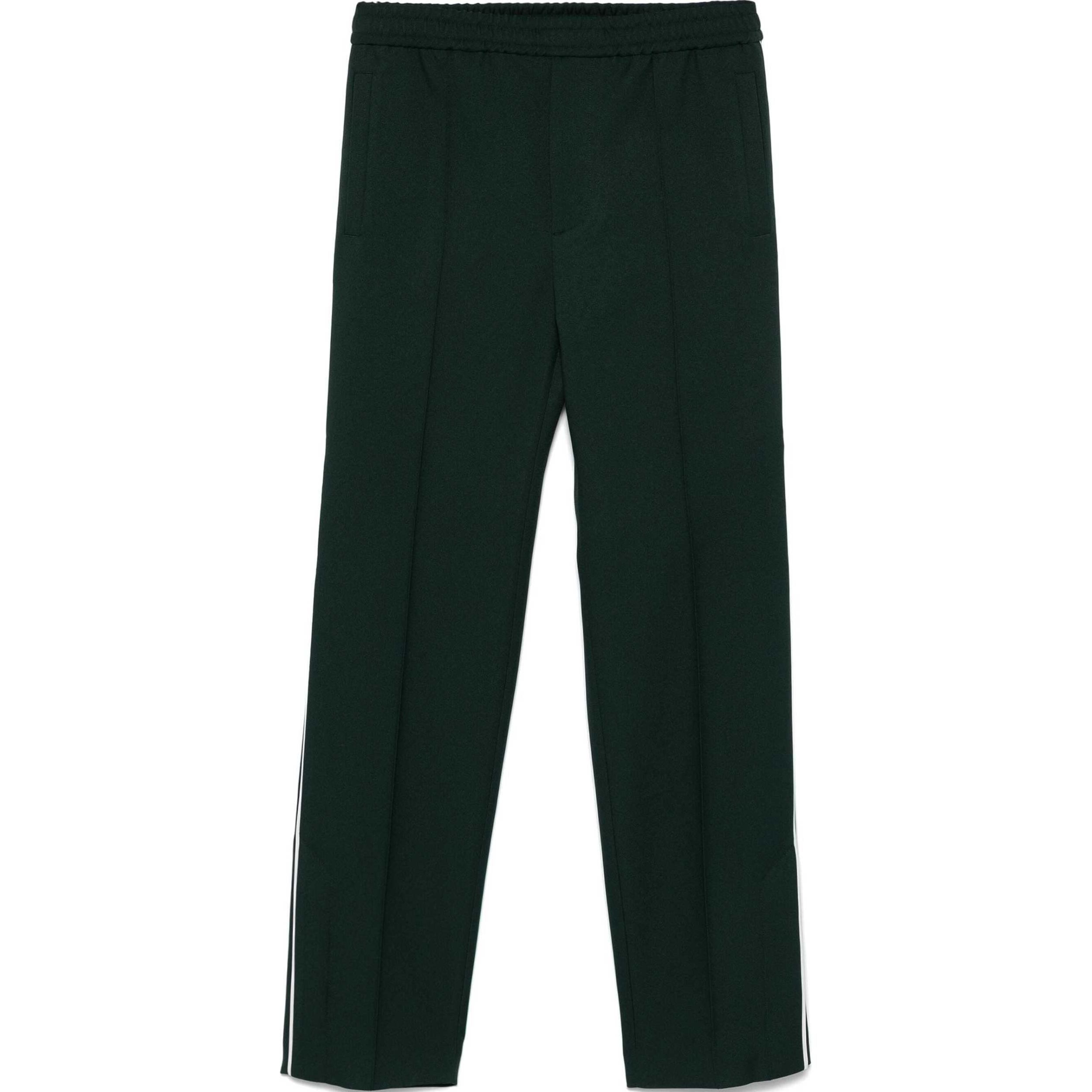 GUCCI FW24 Straight-Cut Casual Pants Deep Green 794412-ZAQ96-Dark Green