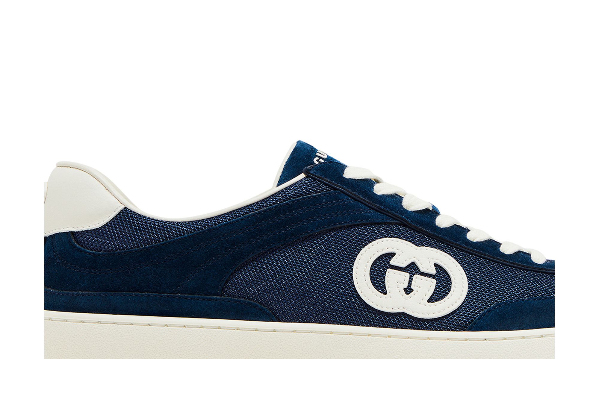 Order Gucci G74 'Interlocking G - Suede Biru' 791742-AADM0-4141