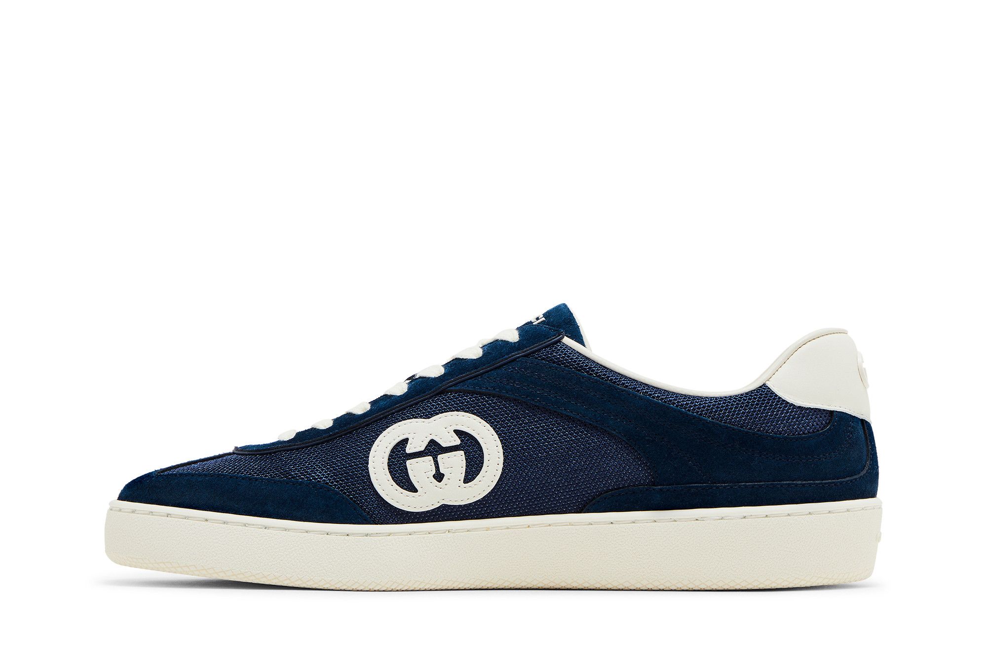 Lookbook Gucci G74 'Interlocking G - Suede Biru' 791742-AADM0-4141